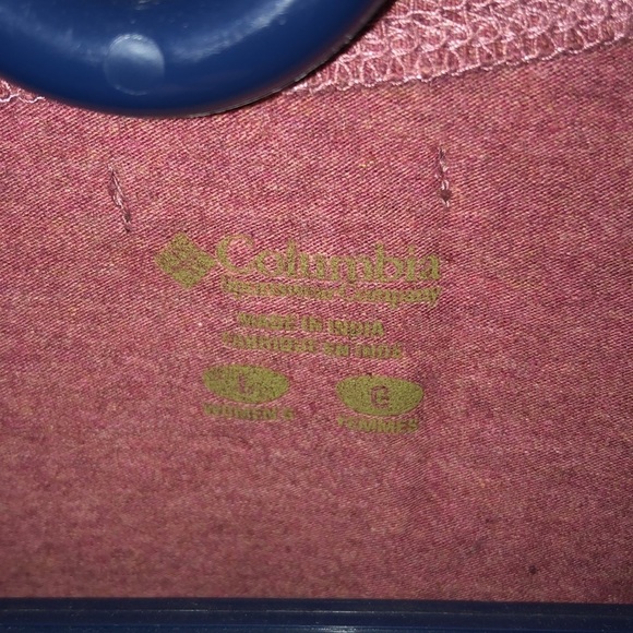 Columbia red long sleeve top Columbia shirt size large in kids outdoor wear​​ - Picture 3 of 5